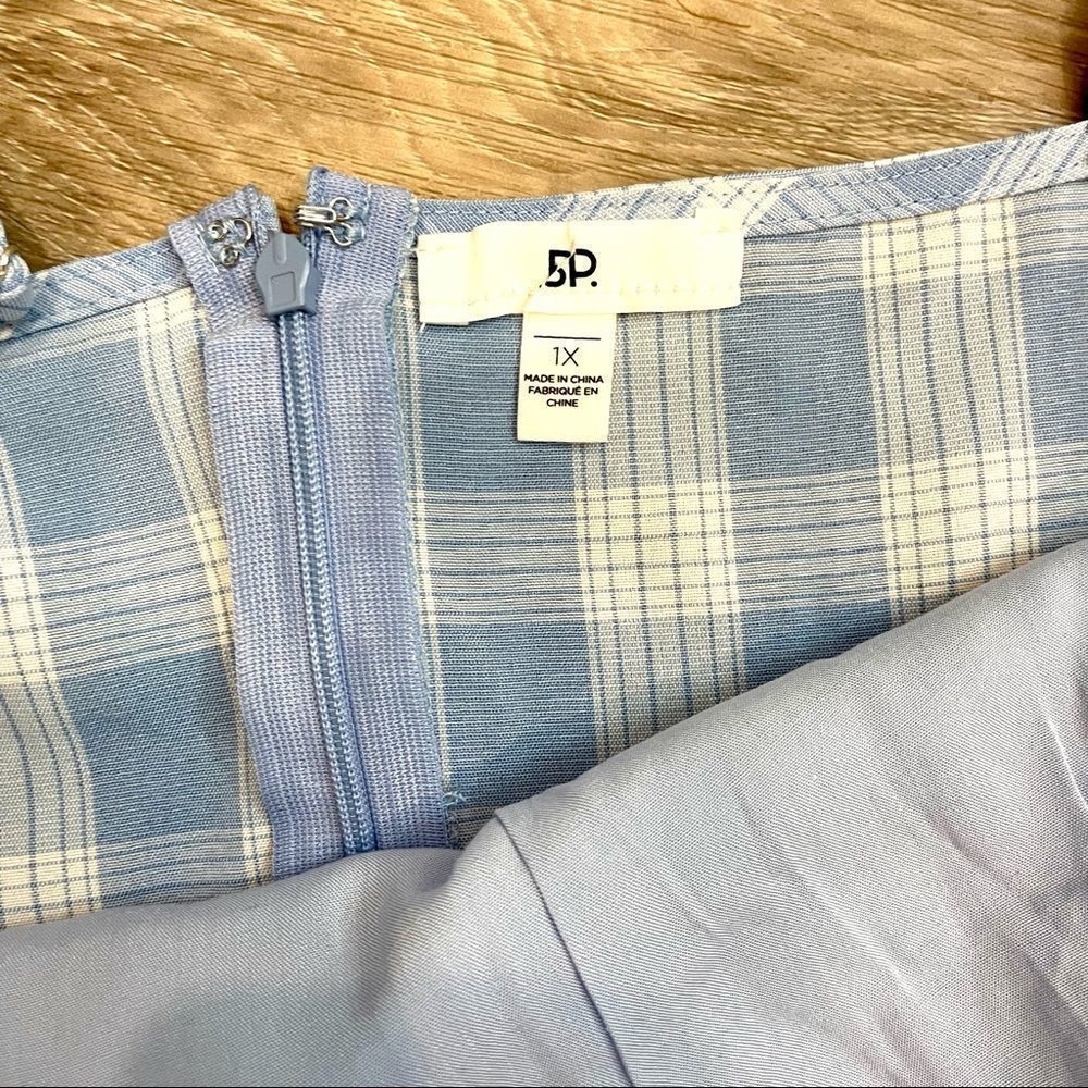 Nordstorm Bp Gingham Sheath Cami Mini Dress in Blue BabyDoll Mini Dress - Picture 6 of 10